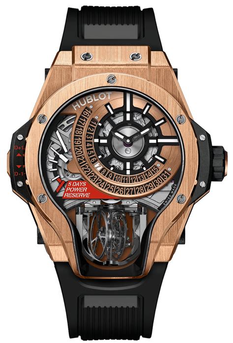 hublot mp-09 tourbillon bi axis gold|hublot tourbillon watch.